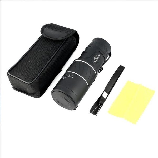 High Definition Night Vision Monocular Telescope - 40X60 12X Pocket Focusing - Black - Image 9