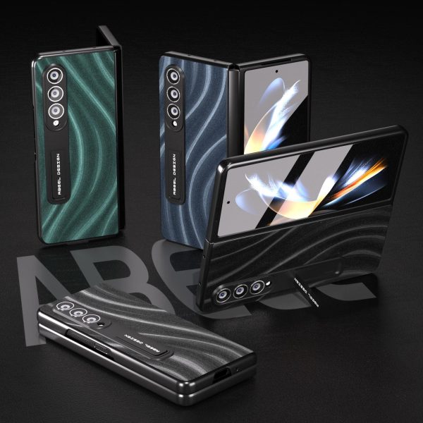 Galactic Pattern Phone Case for Samsung Galaxy z Fold 4 5g - Integrated Protection - Black - Image 6