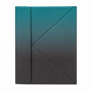 Bluetooth Keyboard Leather Case For Ipad 9.7 2018 / 2017 With Backlight & Three-Fold Holder - Dark Night Green - Image 15