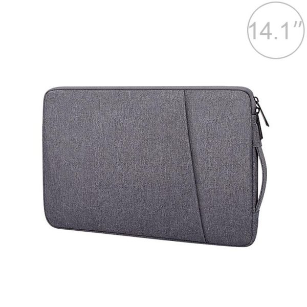 14.1 Inch Laptop Felt Sleeve Protective Case Carrying Bag - Dark Grey