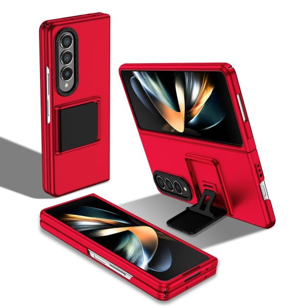 Foldable 3d Design Phone Case for Samsung Galaxy z Fold 4 / 5g - Red - Image 2