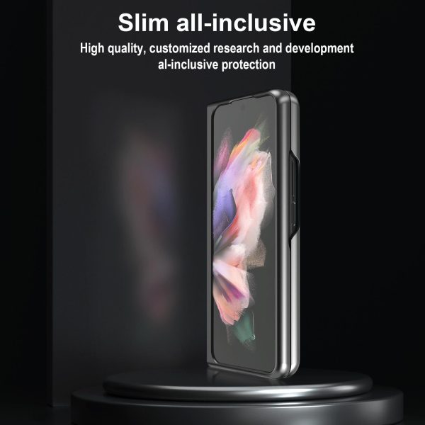 Leather Shockproof Case for Samsung Galaxy z Fold 4 / 5g - Black - Image 15