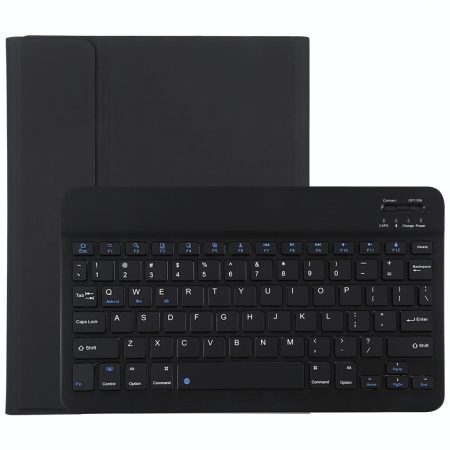 Bluetooth Tablet Case For Ipad Pro 11 With Detachable Microfiber Leather Pen Slot & Holder - Black
