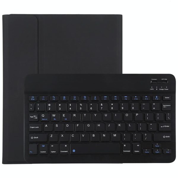 Bluetooth Tablet Case For Ipad Pro 11 With Detachable Microfiber Leather Pen Slot & Holder - Black