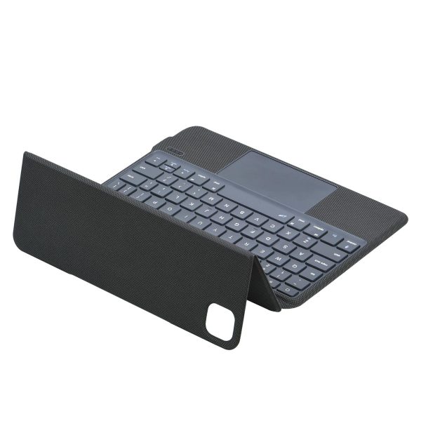 Bluetooth Keyboard Leather Case For Ipad Air / Pro 11 - Touch Pad - Black - Image 7