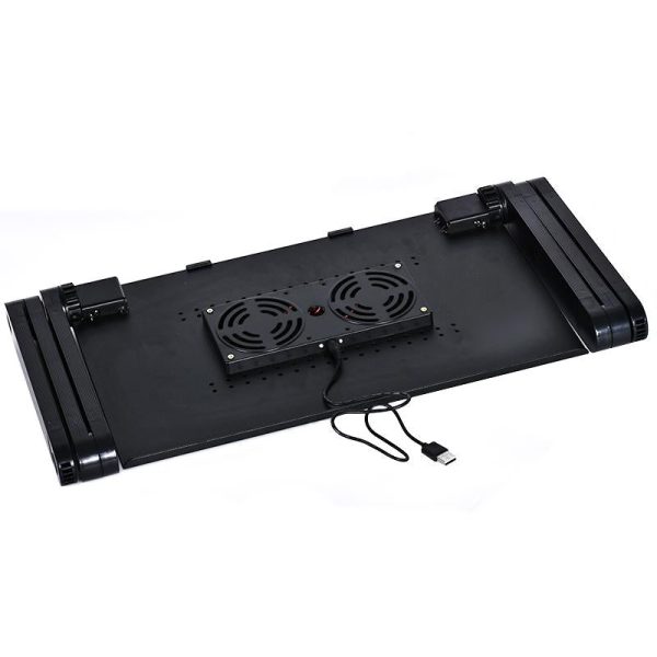 Adjustable Laptop Stand with Fans & Mouse Pad - Portable & Foldable - Image 4