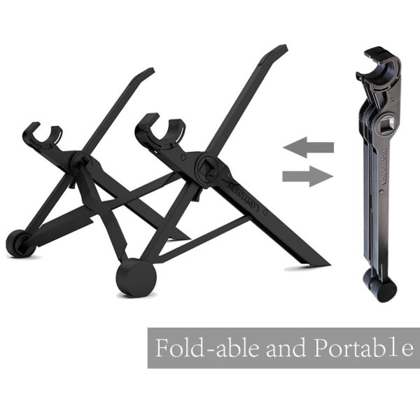 Adjustable Foldable Laptop Stand - Portable Desk Holder - Image 9