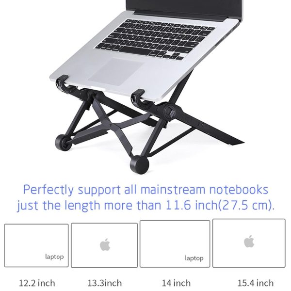 Adjustable Foldable Laptop Stand - Portable Desk Holder - Image 12