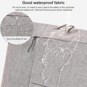 Portable Laptop Handbag - Fits 15.6-17 Inch - Casual Design - Pink - Image 5