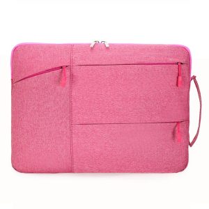 Portable Laptop Handbag - Fits 15.6-17 Inch - Casual Design - Pink - Image 9