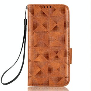 Symmetrical Leather Triangle Phone Case for Samsung Galaxy z Fold 4 - Blue - Image 3