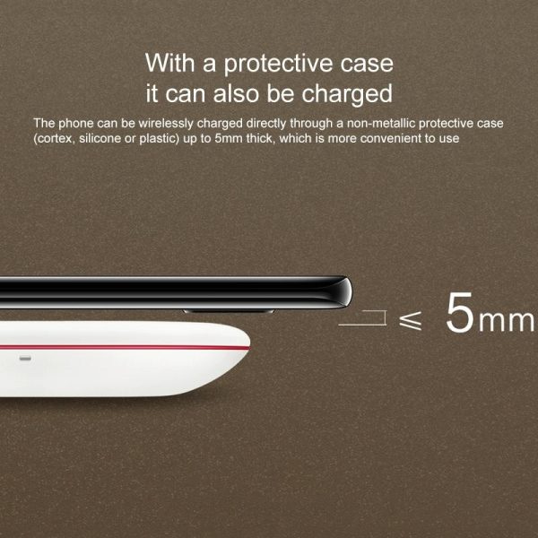 15W Fast Wireless Charger With 5A Cable & 10V / 4A Plug - Image 4