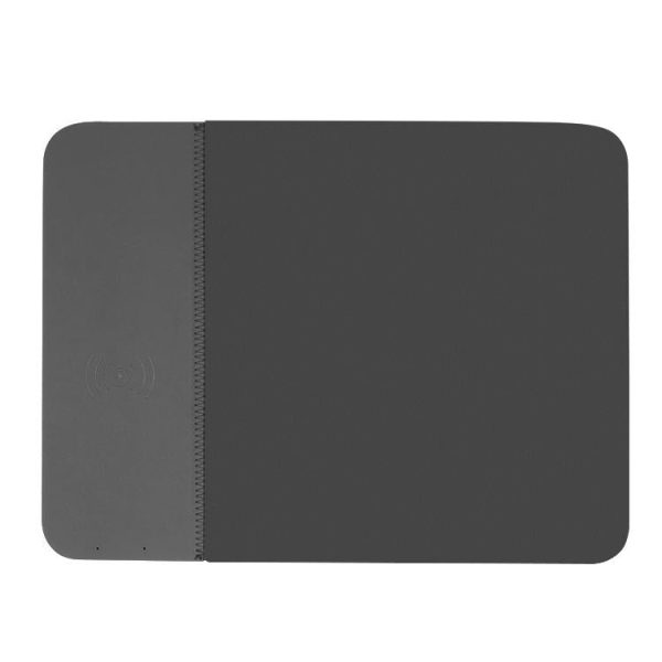 10W Qi Wireless Charger Mouse Pad 26.2 X 19.8 X 0.65Cm - Black - Image 4