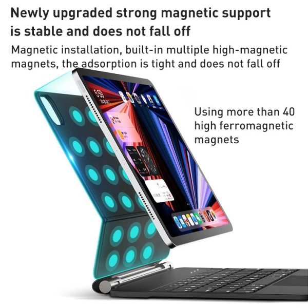 2022 T89 Magic Bluetooth Keyboard Leather Case For Ipad 10.9 Gen 10 - Black - Image 5