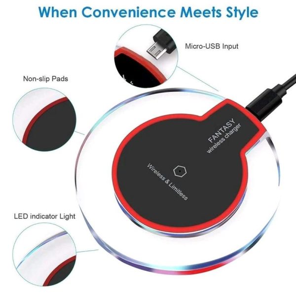 Qi Standard Wireless Charger Black - Image 3