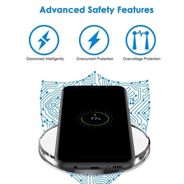 Qi Standard Wireless Charger Black - Image 5