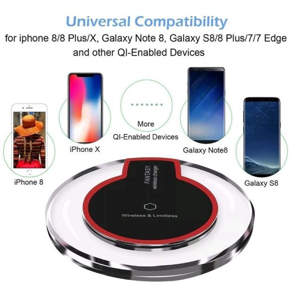 Qi Standard Wireless Charger Black - Image 6