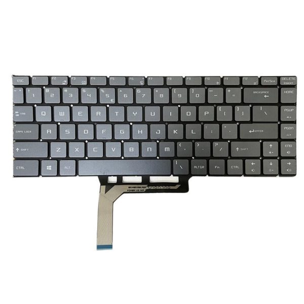 Backlit Laptop Keyboard for Msi Gs65 Series - us Version - Black - Image 3