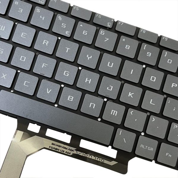 Backlit Laptop Keyboard for Msi Gs65 Series - us Version - Black - Image 5