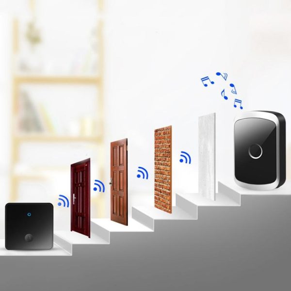 Wireless Self-Generating Doorbell - 1 For 1 Offer - White - Image 8