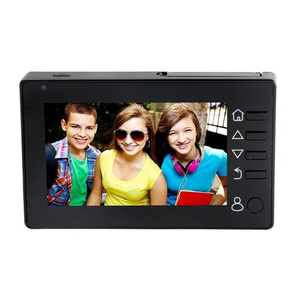 Smart Doorbell With 4.3 Tft Screen 3.0Mp Camera Night Vision Motion Detection And 32Gb Tf Card Support - Black - Image 3