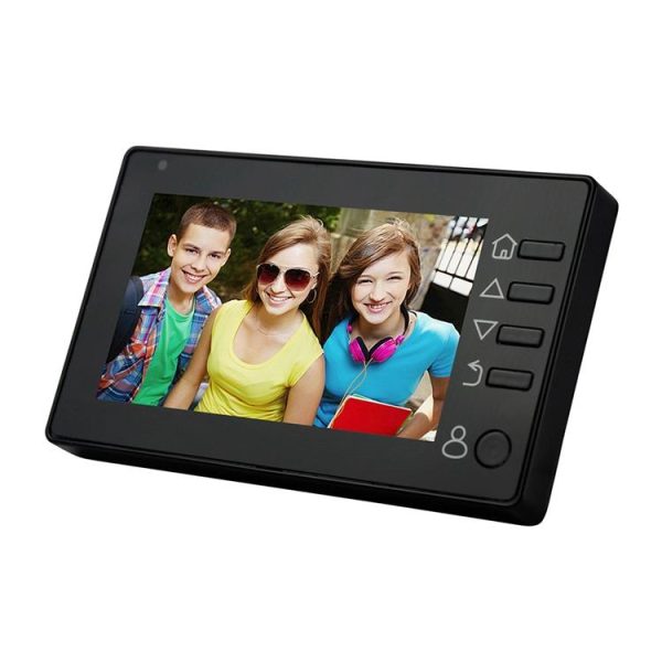 Smart Doorbell With 4.3 Tft Screen 3.0Mp Camera Night Vision Motion Detection And 32Gb Tf Card Support - Black - Image 4