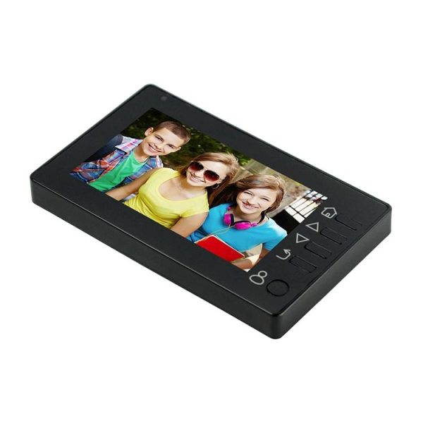 Smart Doorbell With 4.3 Tft Screen 3.0Mp Camera Night Vision Motion Detection And 32Gb Tf Card Support - Black - Image 5