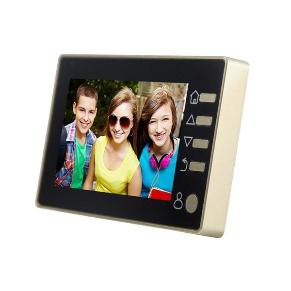 Smart Doorbell With 4.3 Tft Screen 3.0Mp Camera Night Vision Motion Detection And 32Gb Tf Card Support - Black - Image 13