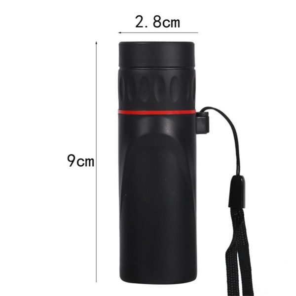 Portable Mini Monocular Telescope - 30X25 - Black - Image 5