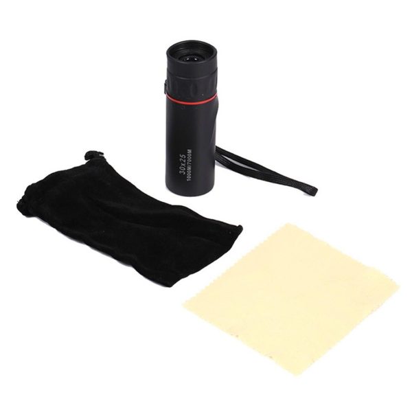 Portable Mini Monocular Telescope - 30X25 - Black - Image 9