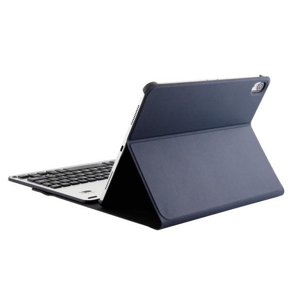 Bluetooth Keyboard & Leather Tablet Case For Ipad Pro 11 2018 - Detachable Aluminum Three-Gear Magnetic Sleep Function - Black - Image 5
