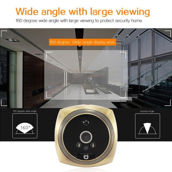 4.3 Screen Video Doorbell With 2.0Mp Resolution - Black - Image 6