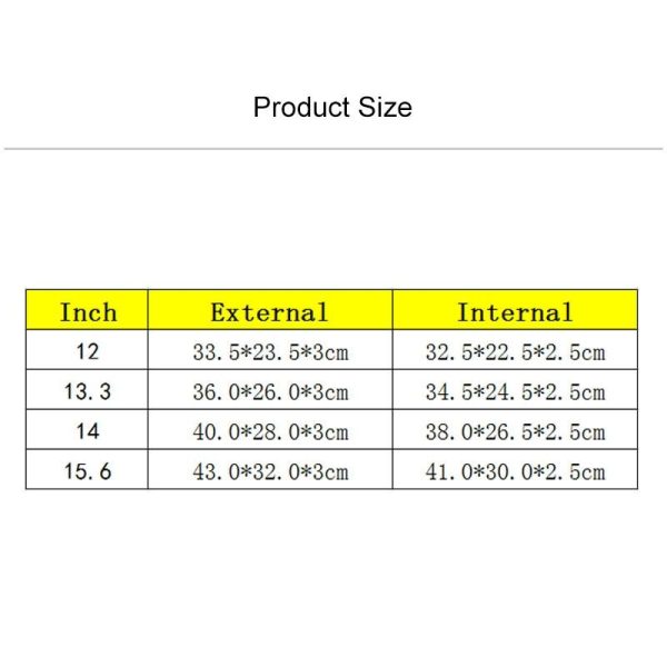 14 Laptop / Tablet Bag for Business use - Universal Fit - Black - Image 3