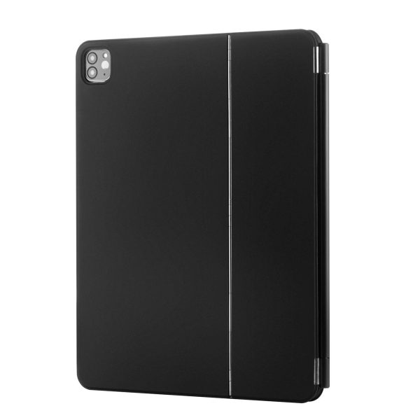 Ultra-Thin Detachable Bluetooth Keyboard Tablet Case For Ipad Pro 12.9 With Touchpad & Backlight - Black - Image 4