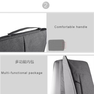 12 Laptop / Tablet Bag with Multiple Pockets - Portable & Durable - Black - Image 12