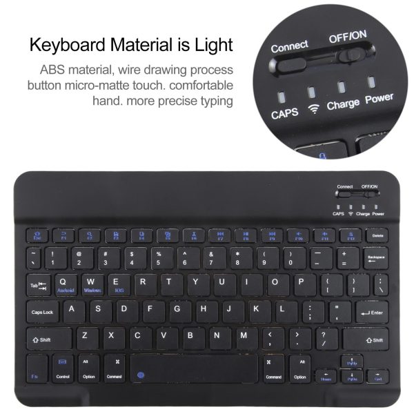 Smart Bluetooth Keyboard & Leather Tablet Case For Ipad Pro 9.7 / Air 2 - Black - Image 6