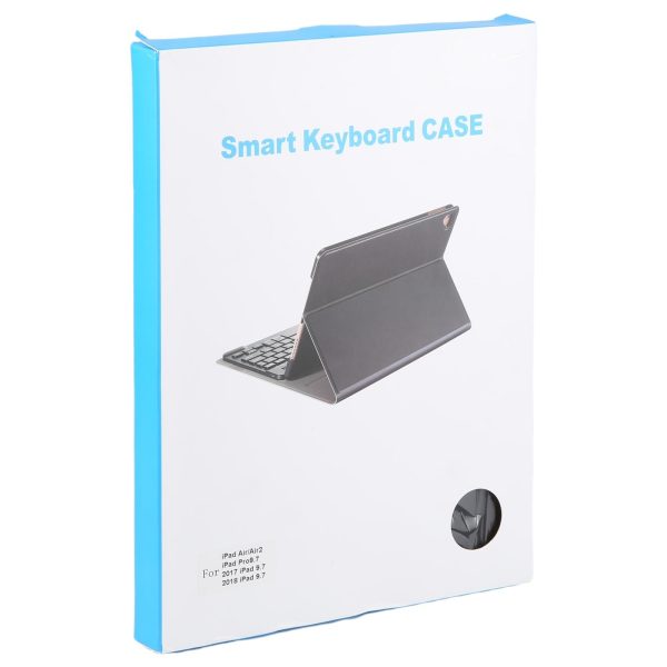 Smart Bluetooth Keyboard & Leather Tablet Case For Ipad Pro 9.7 / Air 2 - Black - Image 11