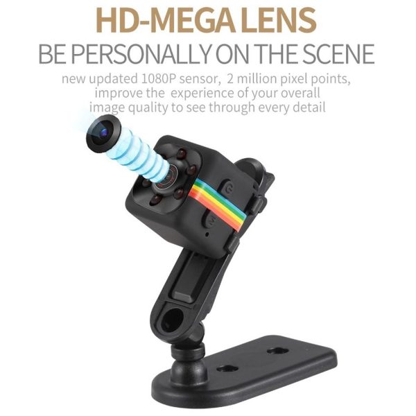 Hd 1080P Mini Sport Camera With Night Vision & Tf Card Holder - Image 4