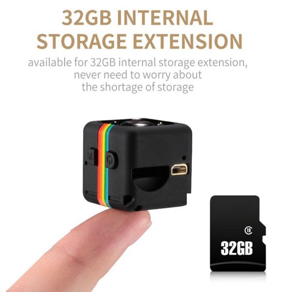 Hd 1080P Mini Sport Camera With Night Vision & Tf Card Holder - Image 5