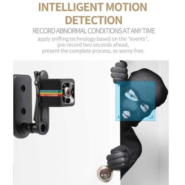 Hd 1080P Mini Sport Camera With Night Vision & Tf Card Holder - Image 6