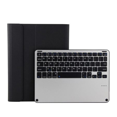 Bluetooth Keyboard & Tablet Case For Ipad Air / Pro 9.7 - Detachable Aluminum Alloy Imitation Cloth Sleep / Water Repellent - Black