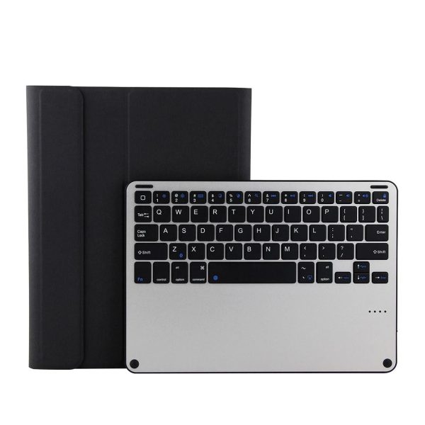 Bluetooth Keyboard & Tablet Case For Ipad Air / Pro 9.7 - Detachable Aluminum Alloy Imitation Cloth Sleep / Water Repellent - Black - Image 2