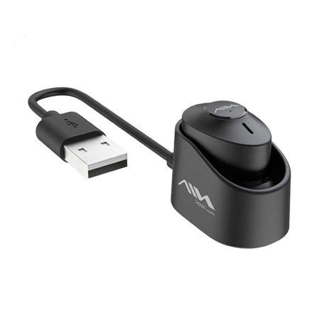 Wireless Bluetooth Earphone with Charging Box - Single - Black