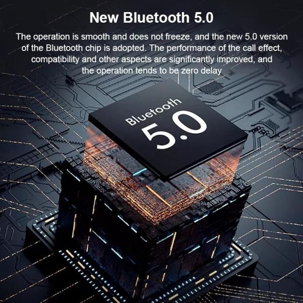 Wireless Bluetooth Earphone with Charging Box - Single - Black - Image 7