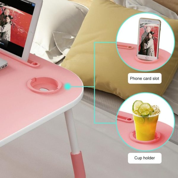 Portable Laptop Desk Stand - Foldable & Non-slip - Black - Image 7