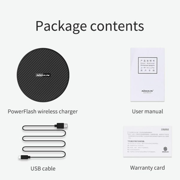 Wireless Charger Pad Aramid Fiber Qi Standard Black - Image 10