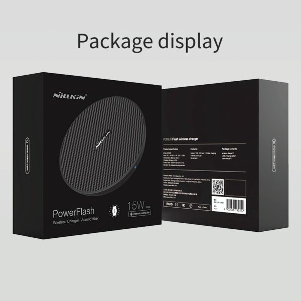 Wireless Charger Pad Aramid Fiber Qi Standard Black - Image 11