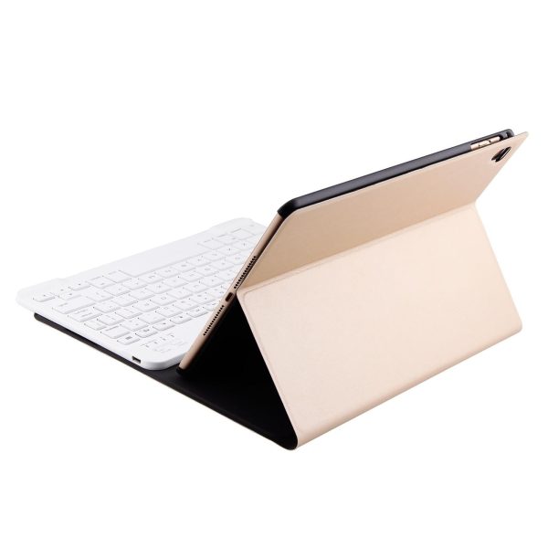 Bluetooth Keyboard & Leather Tablet Case For Ipad Air / Pro 9.7 - Three-Gear Angle Adjustment Magnetic Sleep Function - Abs Brushed Texture - Black - Image 5