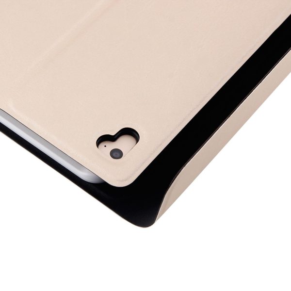 Bluetooth Keyboard & Leather Tablet Case For Ipad Air / Pro 9.7 - Three-Gear Angle Adjustment Magnetic Sleep Function - Abs Brushed Texture - Black - Image 7
