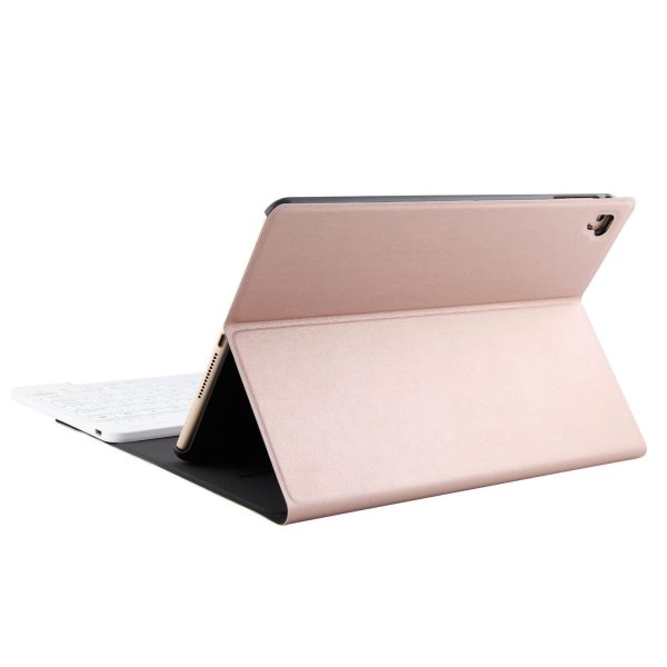 Bluetooth Keyboard & Leather Tablet Case For Ipad Air / Pro 9.7 - Three-Gear Angle Adjustment Magnetic Sleep Function - Abs Brushed Texture - Black - Image 11